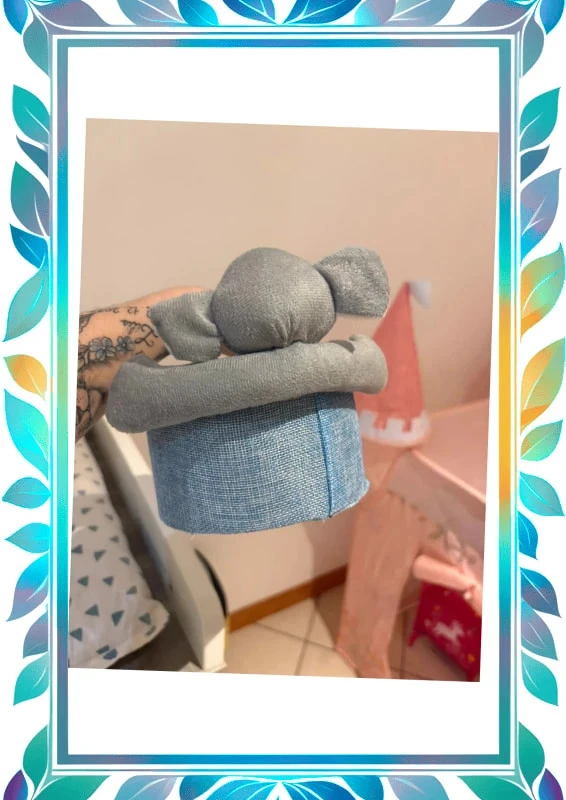 Opbergmand voor kinderen olifant – photo 2